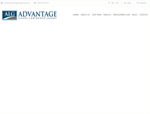 Tablet Screenshot of advantagelawgroup.com